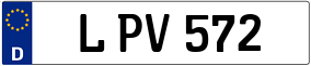 Truck License Plate